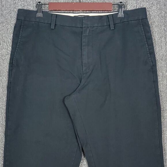 Banana Republic Pants Mens 36x31* Black Emerson Chino 100% Cotton - Picture 2 of 13